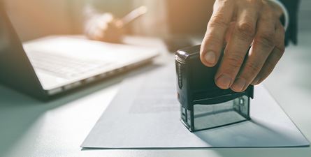 Stamping Document